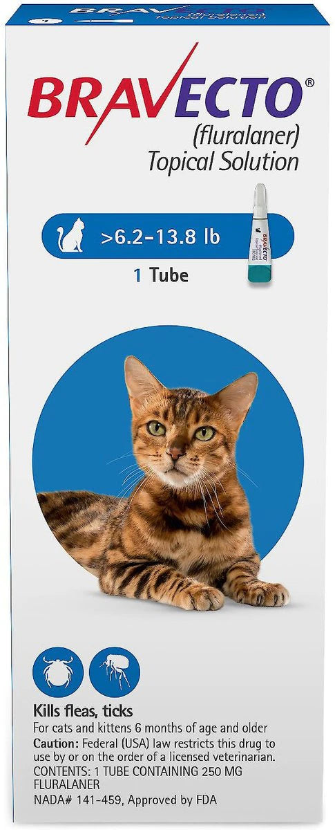 Bravecto for Cats 6.2 up to 13.8 172pets