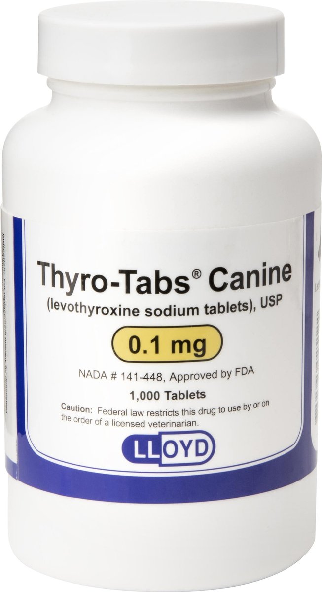 Thyro Tabs 0.1 mg, 0.2 mg, 0.3 mg, 0.4 mg, 0.5 mg (sold per tablet) - 172pets.com