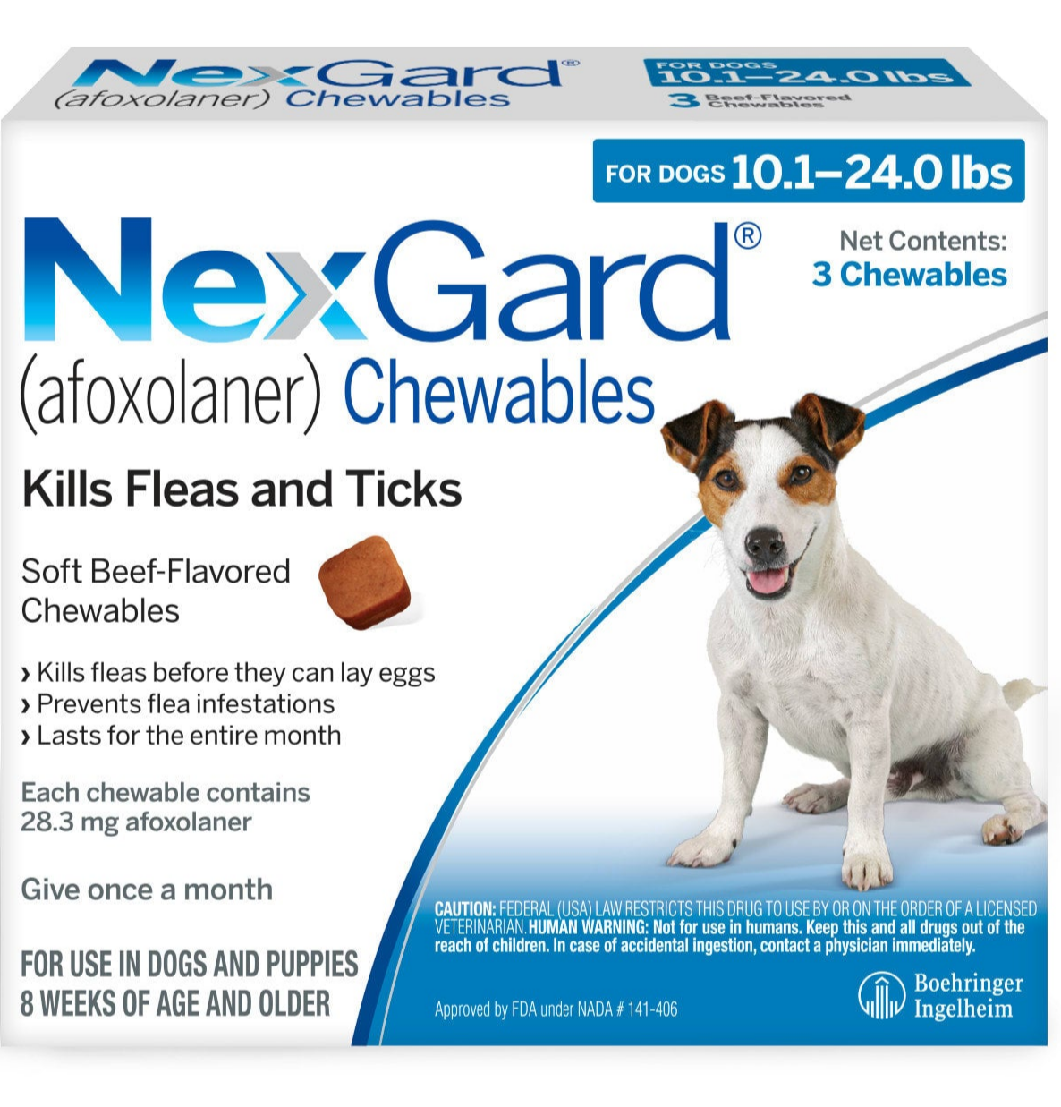 Nexgard, 10.01 to 24 lbs - 172pets.com