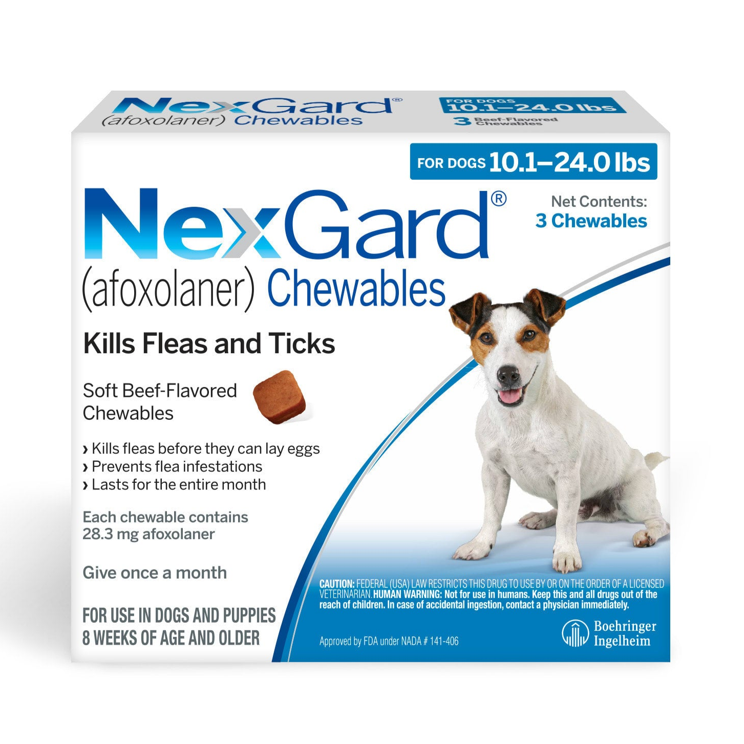 Nexgard, 10.01 to 24 lbs - 172pets.com