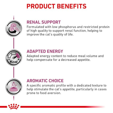 Royal Canin Veterinary Diet Renal Support T Canned Cat Food, 3oz - 172pets.com