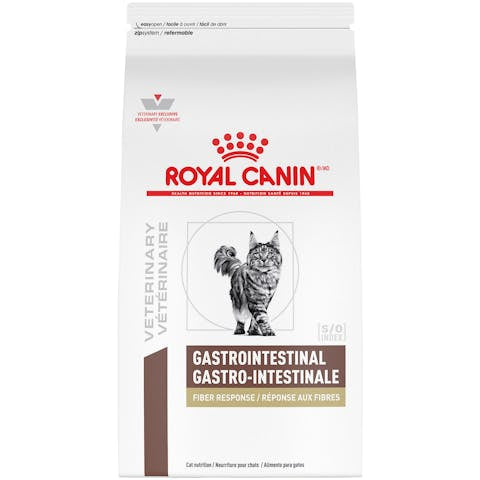 Royal Canin Veterinary Diet Gastrointestinal Fiber Response Dry Cat Food, 8.8-lb bag - 172pets.com