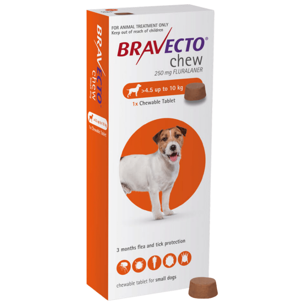 Bravecto Chews for Dogs, 9.9-22 lbs (12 weeks) - 172pets.com