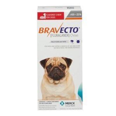 Bravecto Chews for Dogs, 9.9-22 lbs –