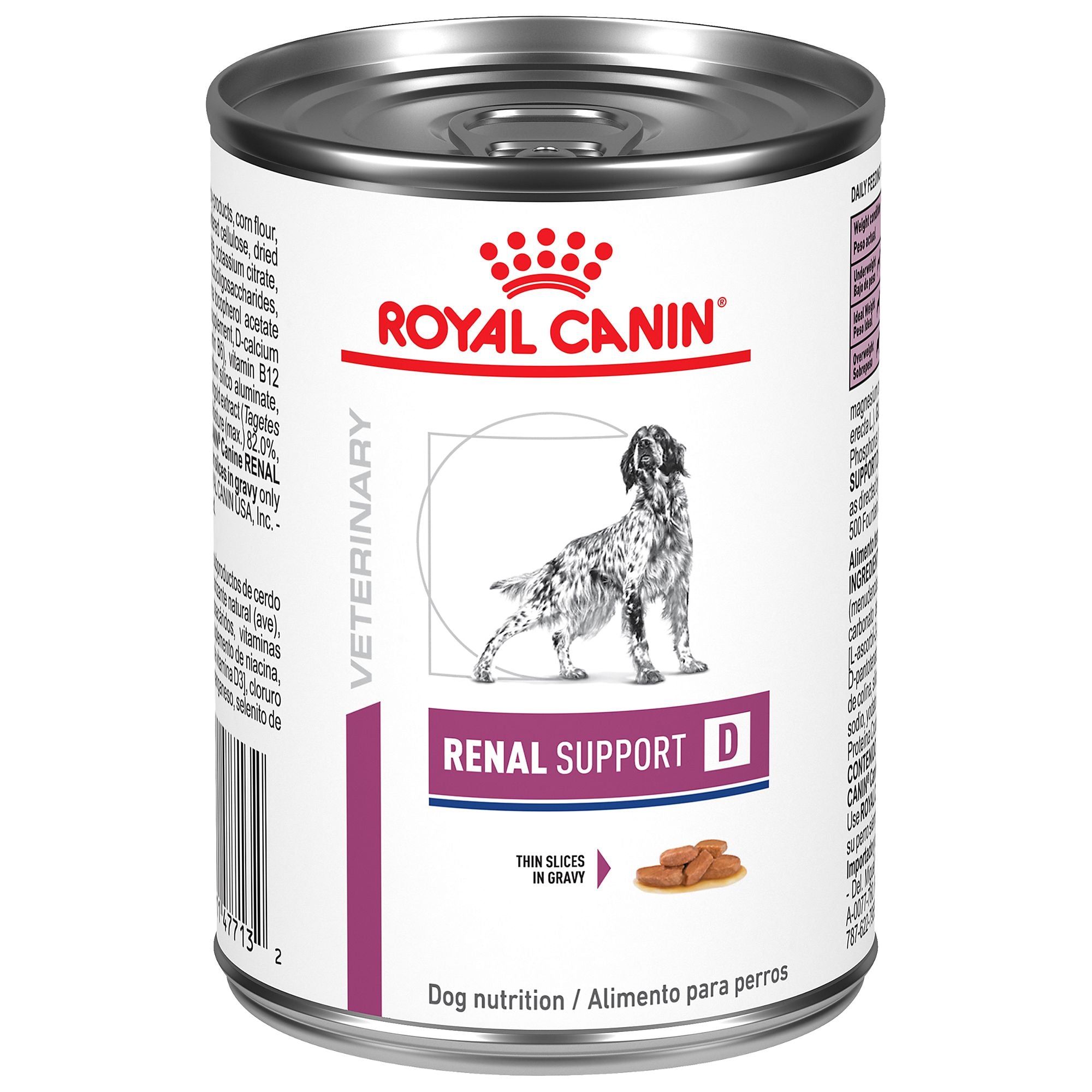 Royal Canin Veterinary Diet Renal Support D Canned Dog Food, 13.5-oz