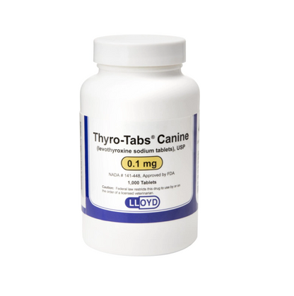 Thyro Tabs 0.1 mg, 0.2 mg, 0.3 mg, 0.4 mg, 0.5 mg (sold per tablet)