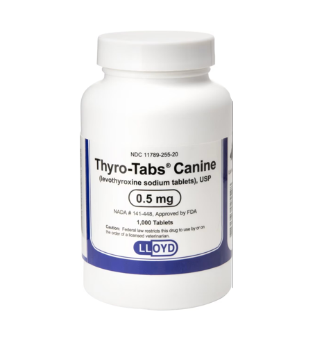 Thyro Tabs 0.1 mg, 0.2 mg, 0.3 mg, 0.4 mg, 0.5 mg (sold per tablet)