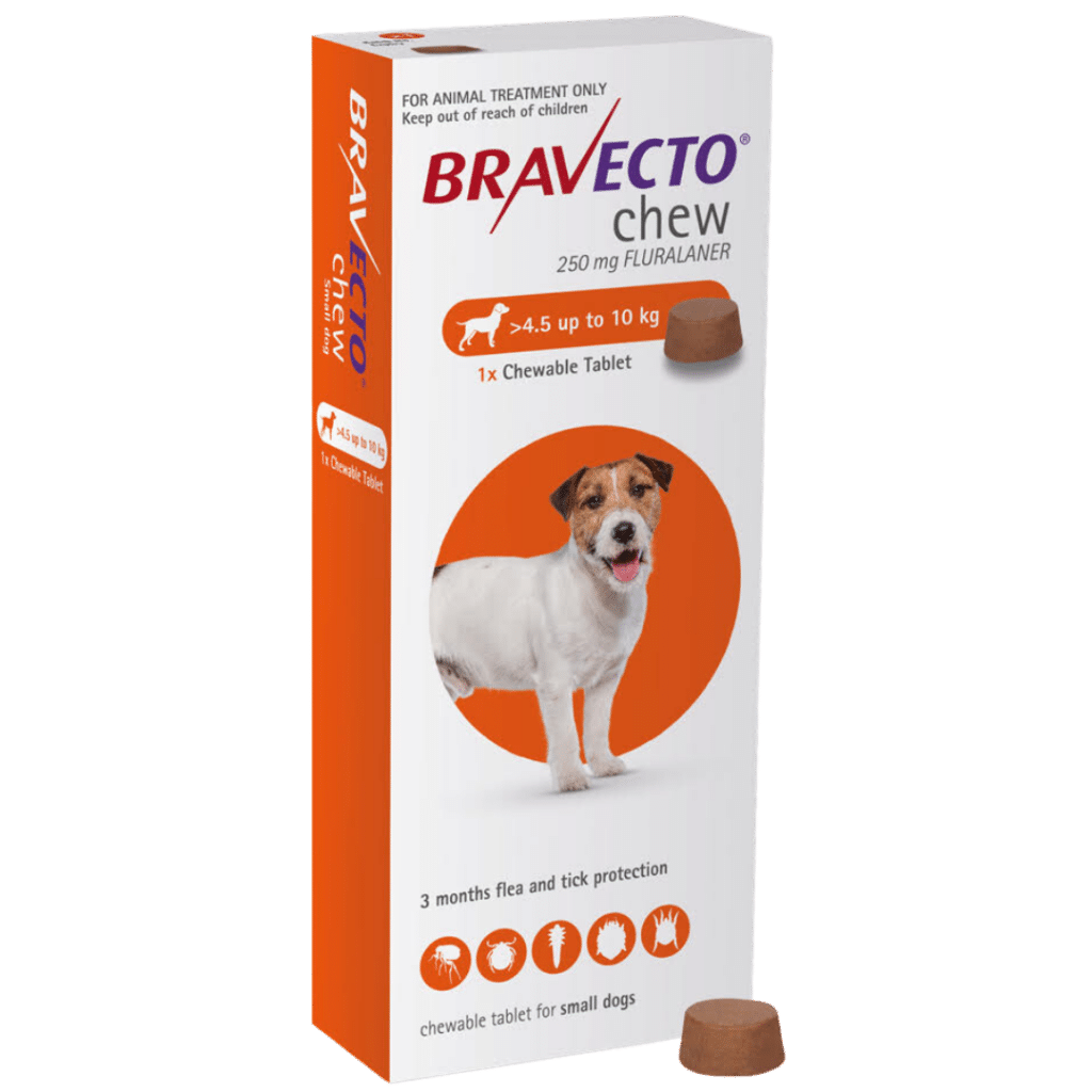 Bravecto Chews for Dogs, 9.9-22 lbs (12 weeks)