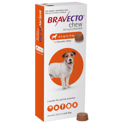 Bravecto Chews for Dogs, 9.9-22 lbs (12 weeks)