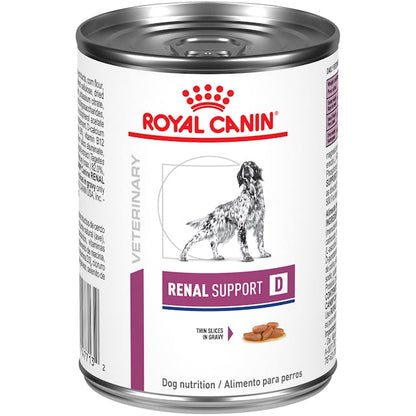 Royal Canin Veterinary Diet Renal Support D Canned Dog Food, 13.5-oz - 172pets.com