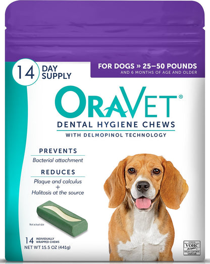 OraVet Dental Hygiene Chews for Dogs 14 days - 172pets.com