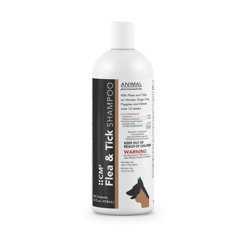 CM2 Flea & Tick Shampoo 16 oz - 172pets.com