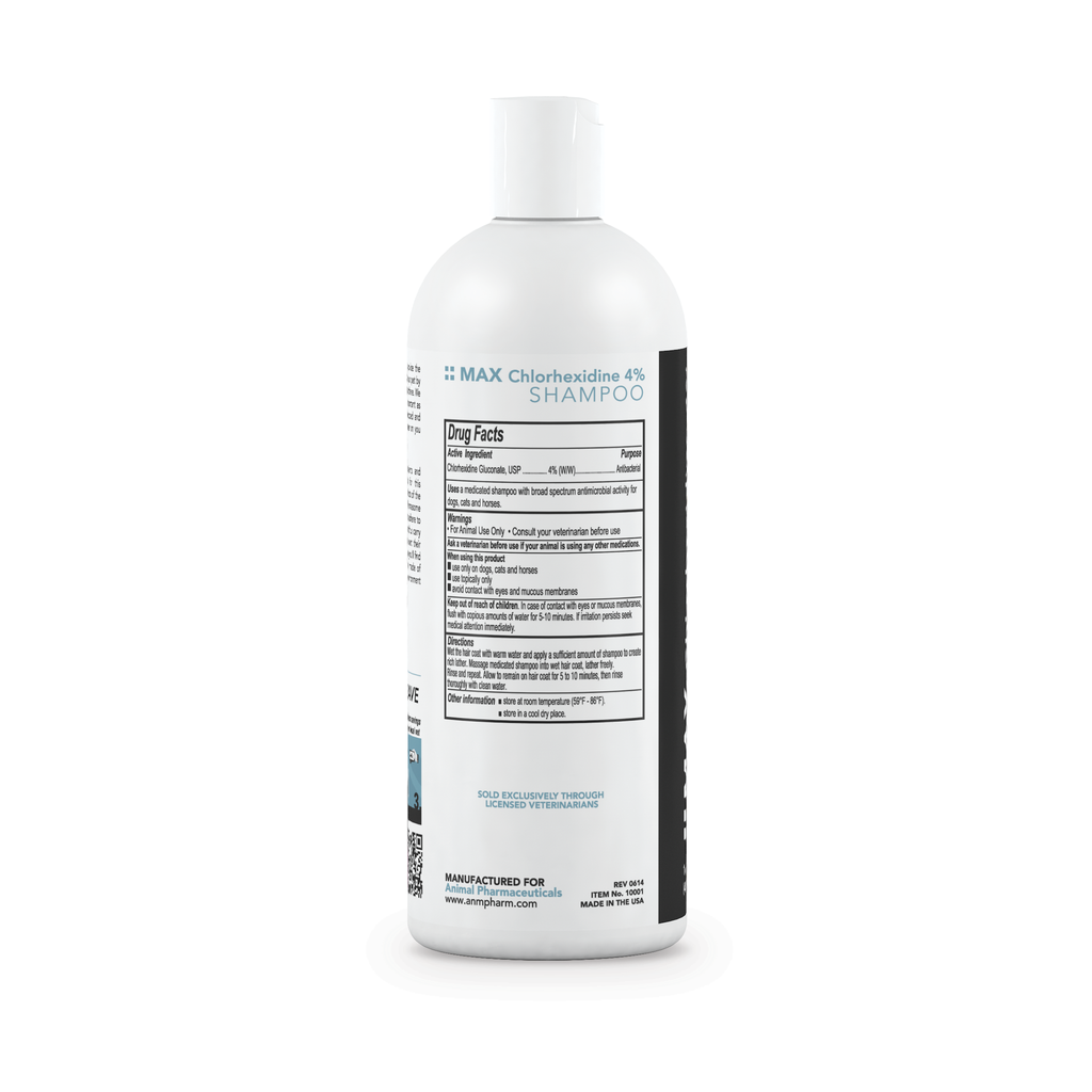 Max Chlorhexidine Shampoo 4% (12oz) - 172pets.com