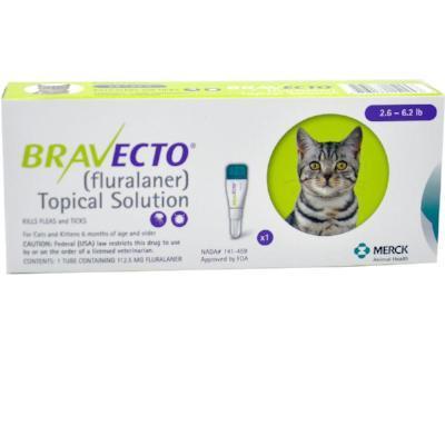 Bravecto for Cats, 2.8 up to 6.25