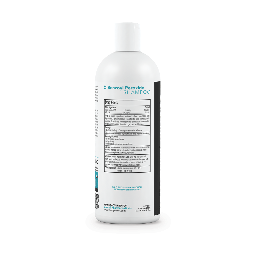 Benzoyl Peroxide Shampoo (12 oz) - 172pets.com